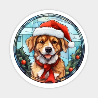 Santa Dog Magnet